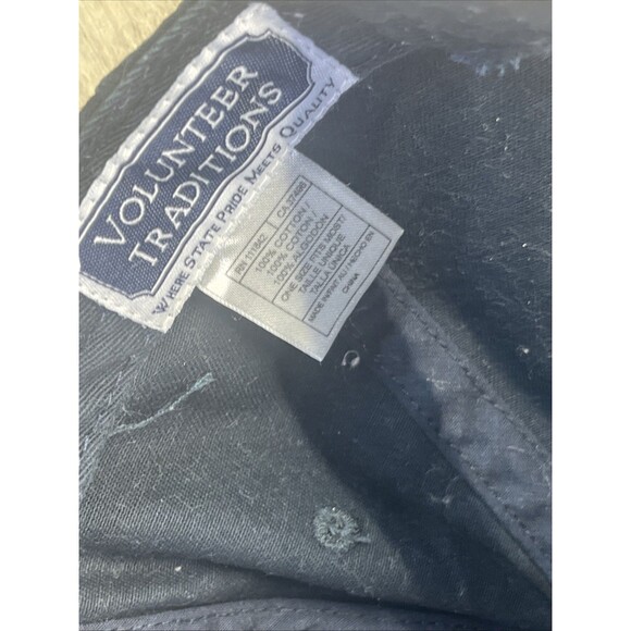 Volunteer Traditions TN Vols Black Orange Rope Hat Adjustable Snapback Cap - Picture 9 of 9